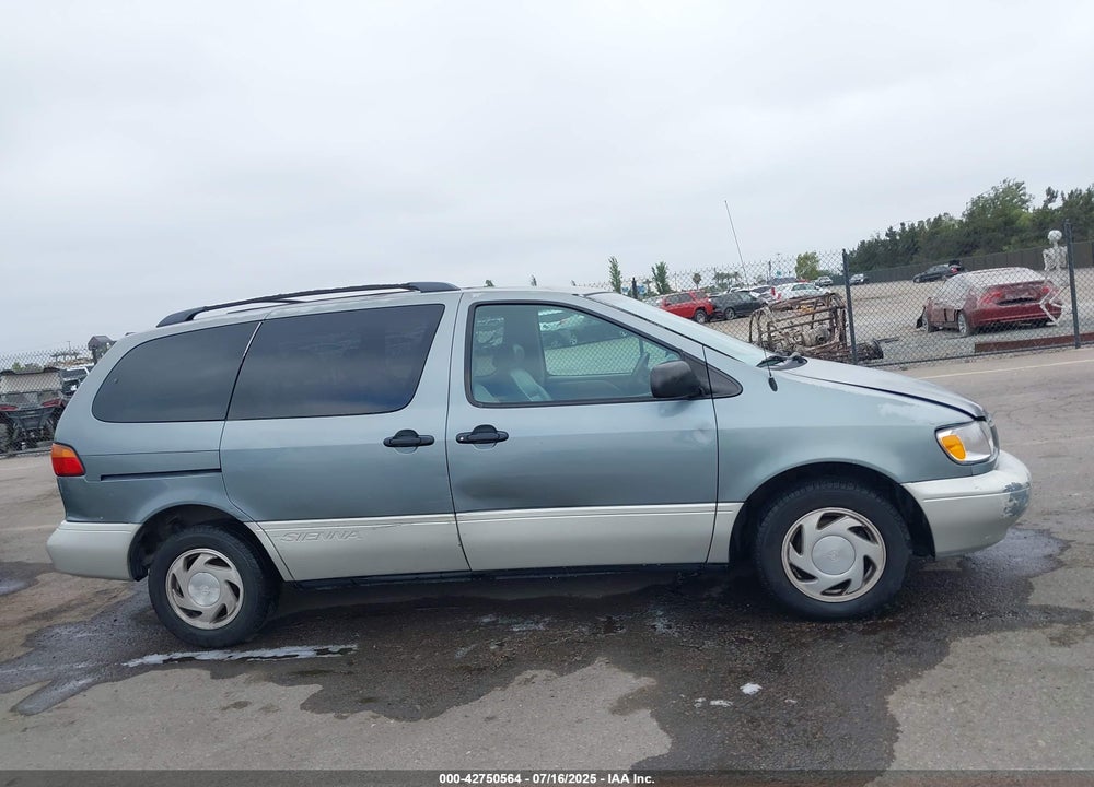 2000 TOYOTA SIENNA XLE VIN: 4T3ZF13C1YU267771