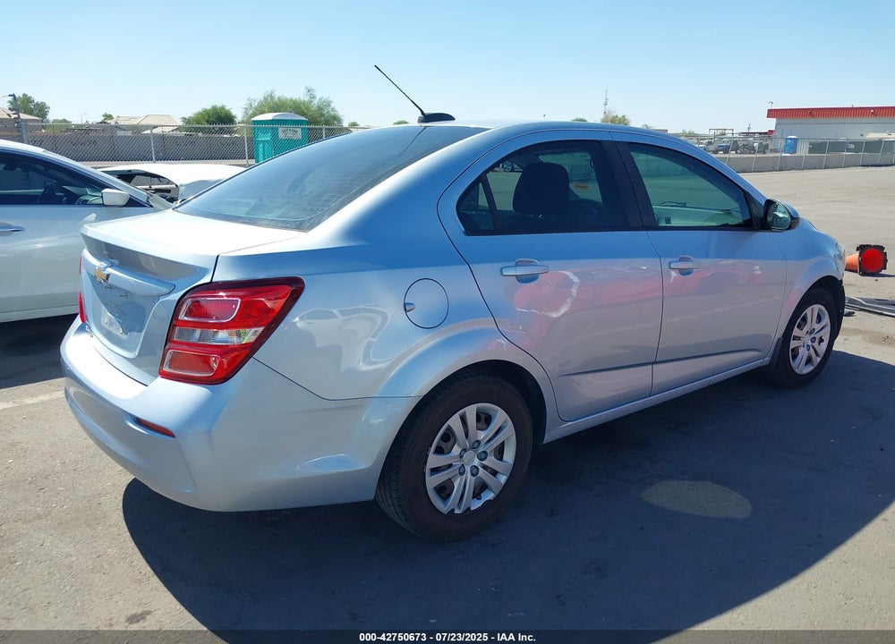 2018 CHEVROLET SONIC VIN: 1G1JB5SH4J4116481
