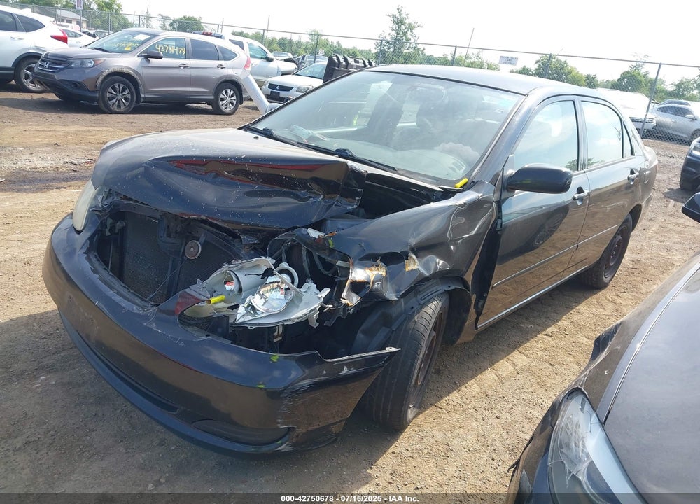 2008 TOYOTA COROLLA LE VIN: 2T1BR30E58C935107