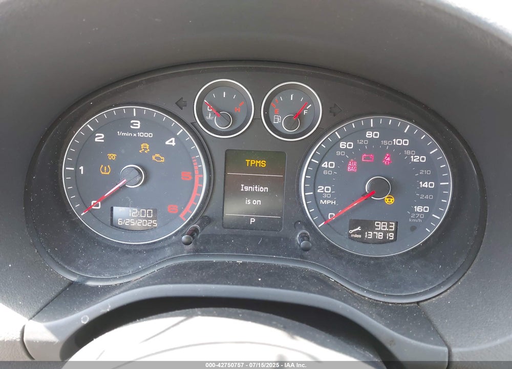 2011 AUDI A3 2.0 TDI PREMIUM VIN: WAUKJAFM1BA061504
