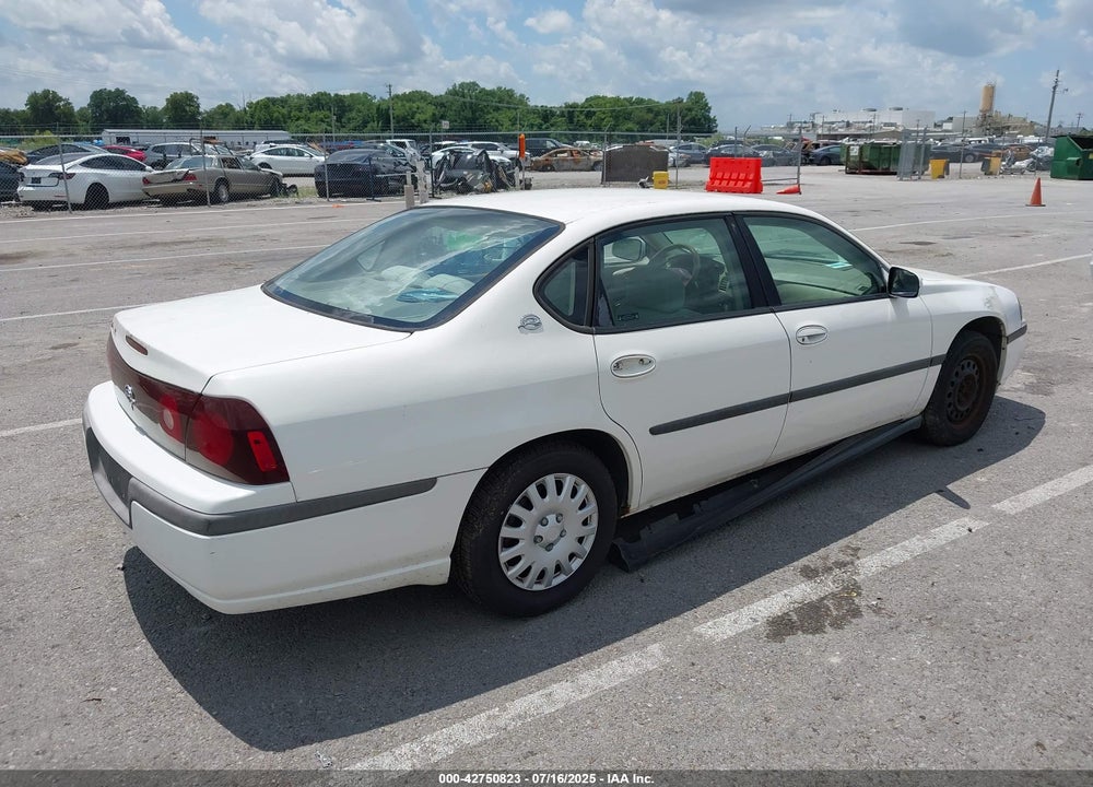 2002 CHEVROLET IMPALA VIN: 2G1WF52E429195505