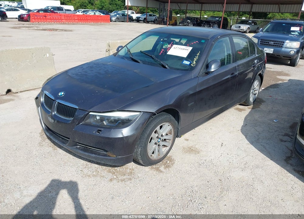 2007 BMW 3 SERIES VIN: WBAVC93547KX61344
