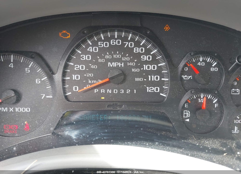 2007 CHEVROLET TRAILBLAZER VIN: 1GNDT13S072206310