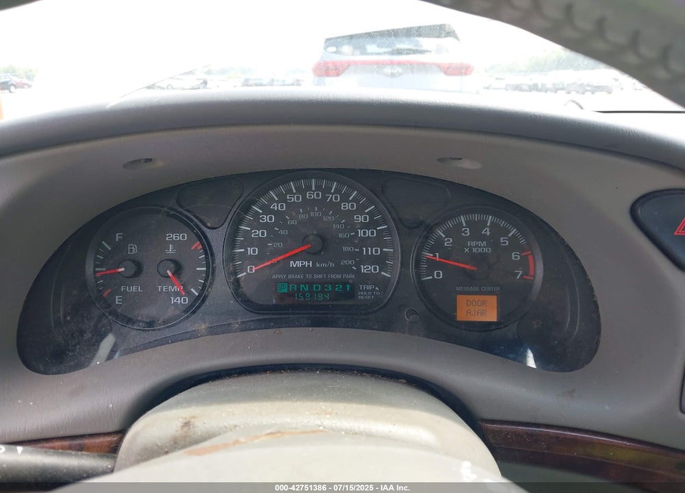 2000 CHEVROLET IMPALA LS VIN: 2G1WH55K0Y9348644