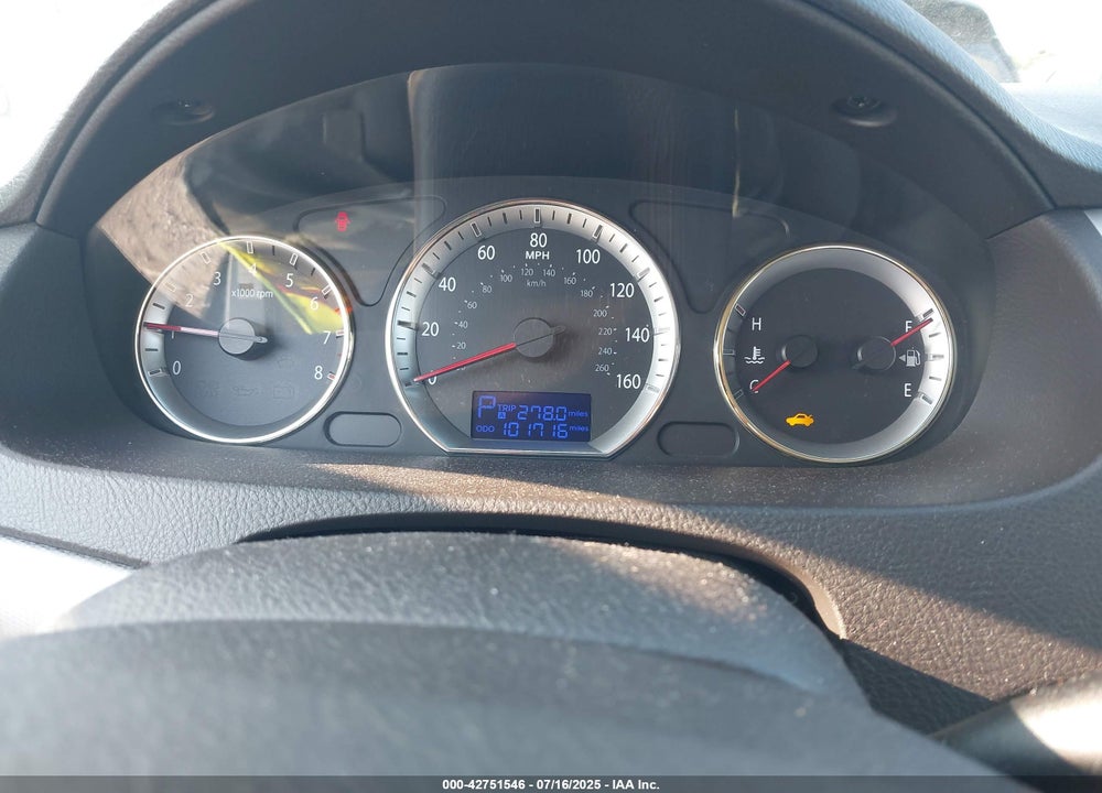 2009 HYUNDAI SONATA VIN: 5NPET46C99H499905