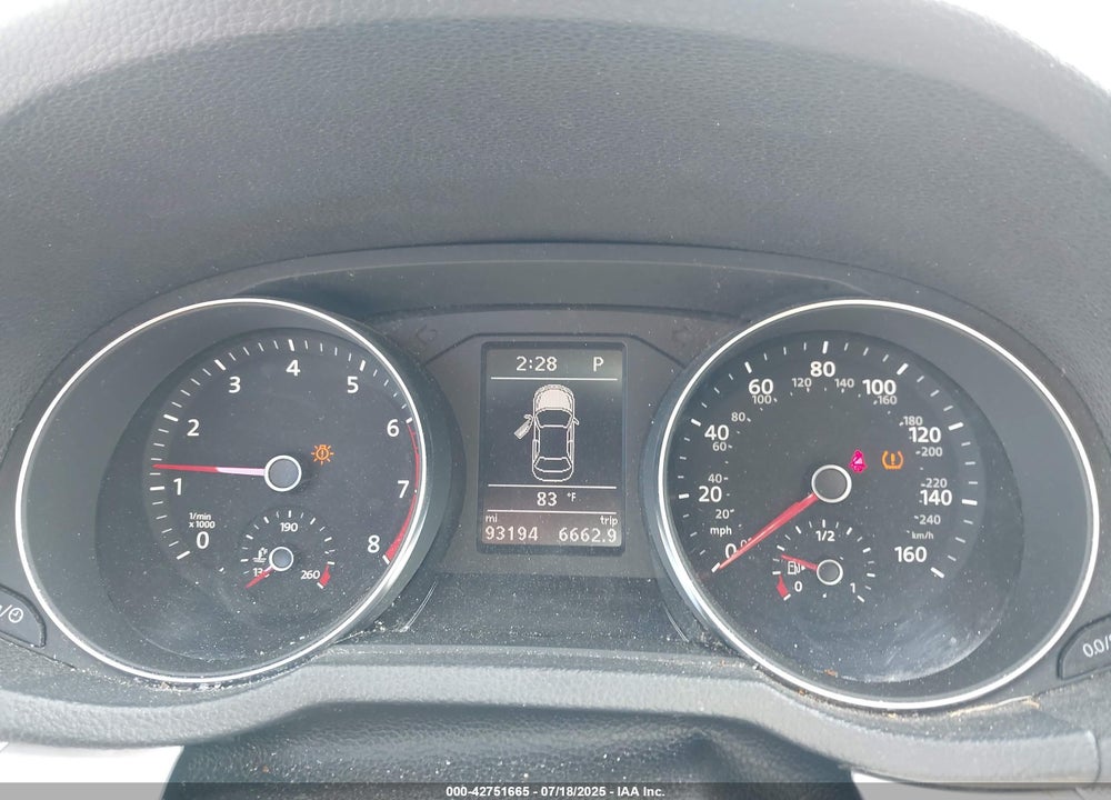 2017 VOLKSWAGEN PASSAT VIN: 1VWAT7A37HC064654