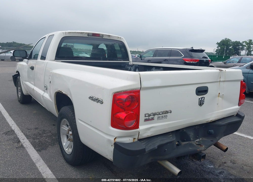 2008 DODGE DAKOTA SXT/BIGHORN/LONESTAR VIN: 1D3HW32K78S638626