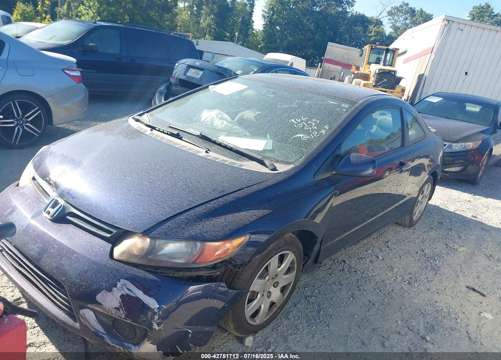 2008 HONDA CIVIC LX VIN: 2HGFG12638H540755
