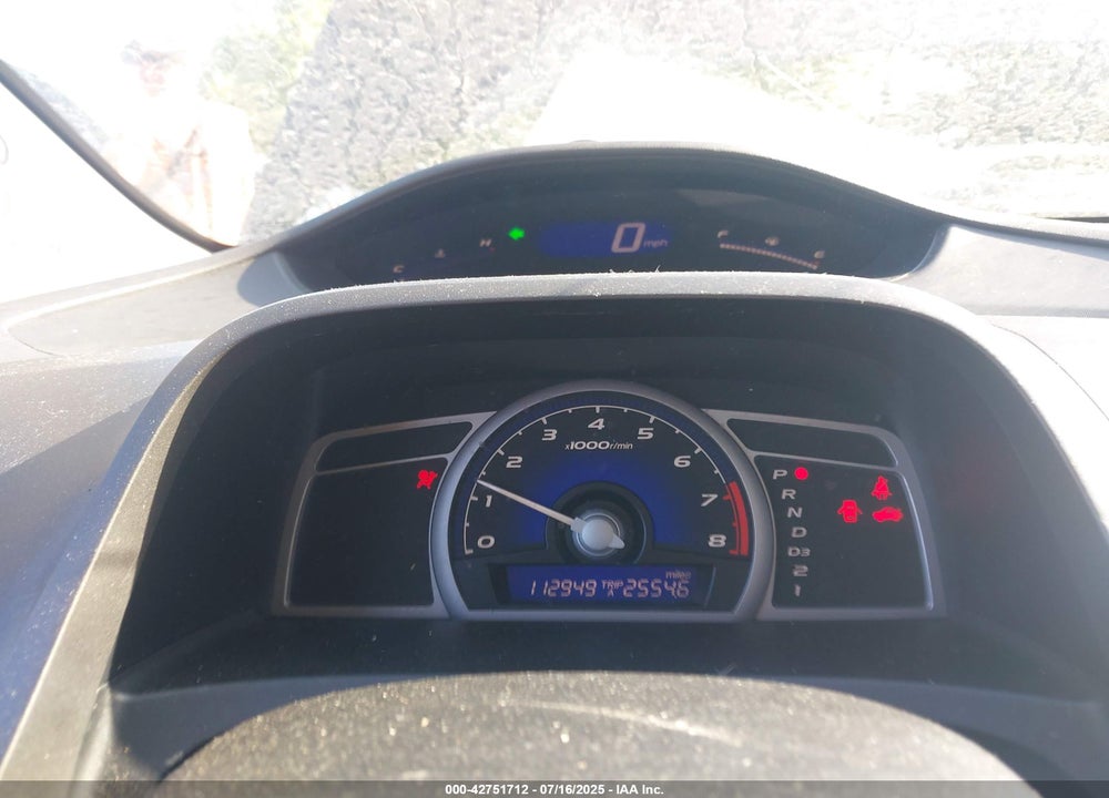 2008 HONDA CIVIC LX VIN: 2HGFG12638H540755