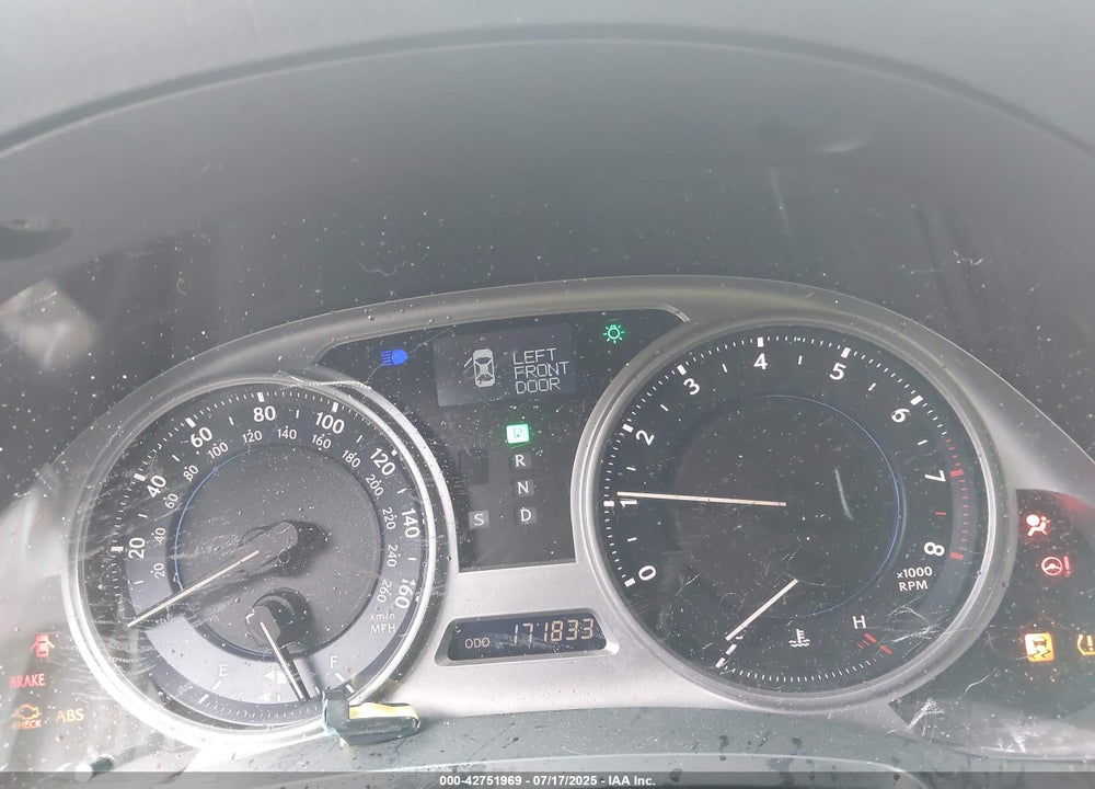 2010 LEXUS IS 250 VIN: JTHBF5C27A5128739