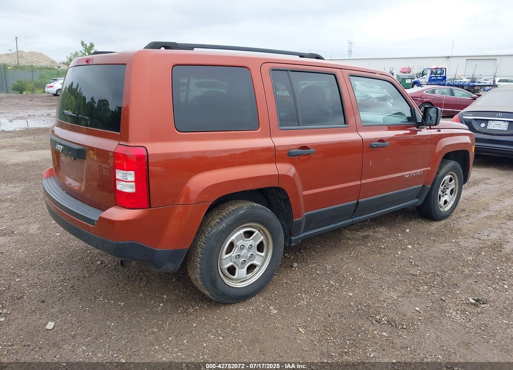 2012 JEEP PATRIOT VIN: 1C4NJPBA4CD586846