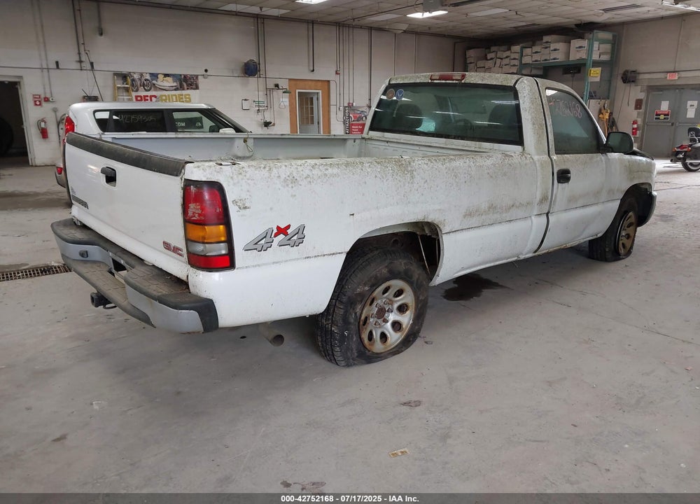 2006 GMC SIERRA 1500 VIN: 1GTEK14X36Z103799