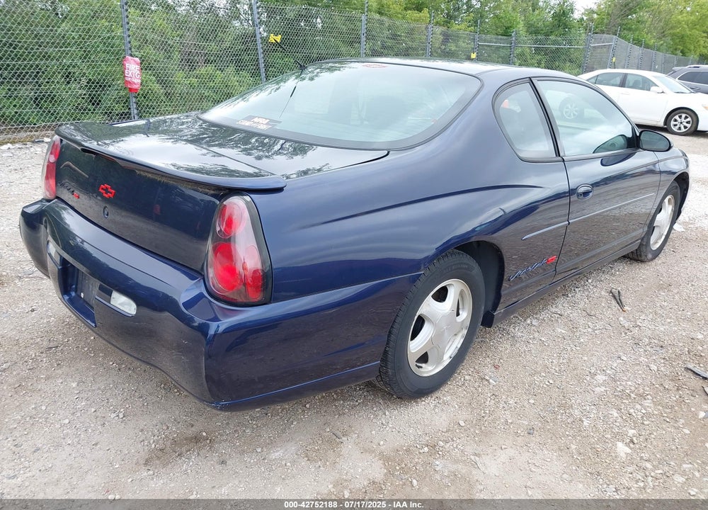 2001 CHEVROLET MONTE CARLO SS VIN: 2G1WX15K319324081