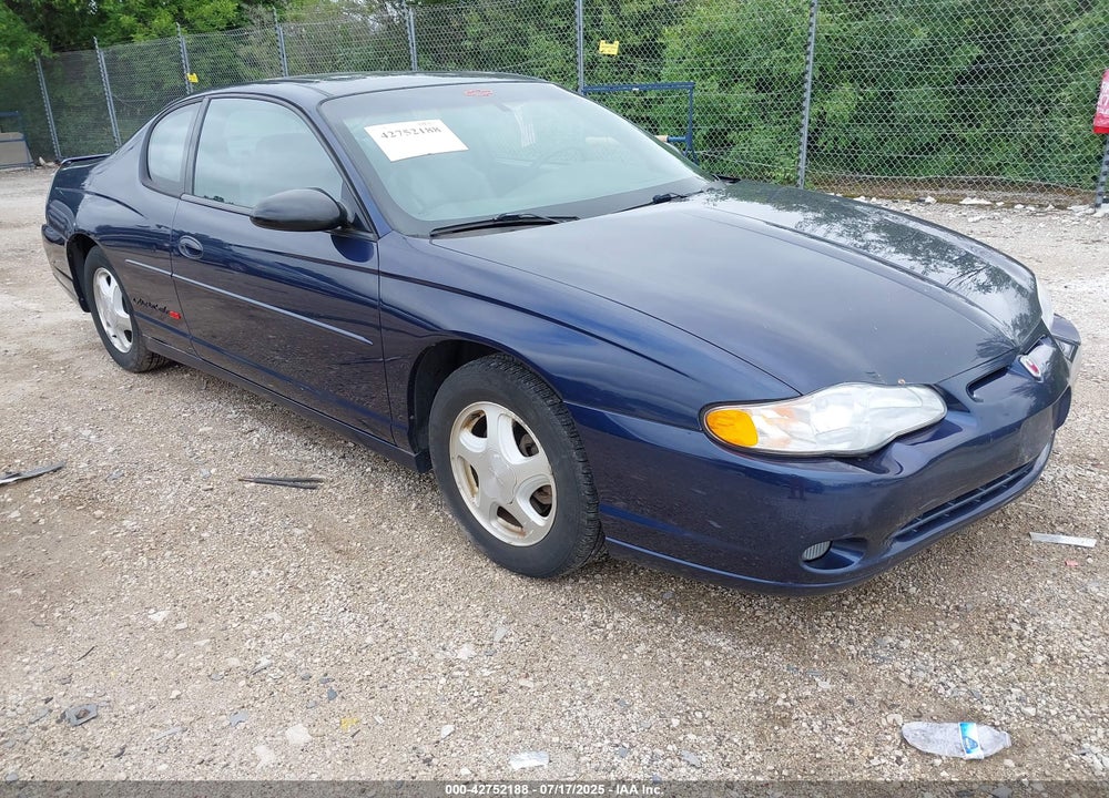2001 CHEVROLET MONTE CARLO SS VIN: 2G1WX15K319324081