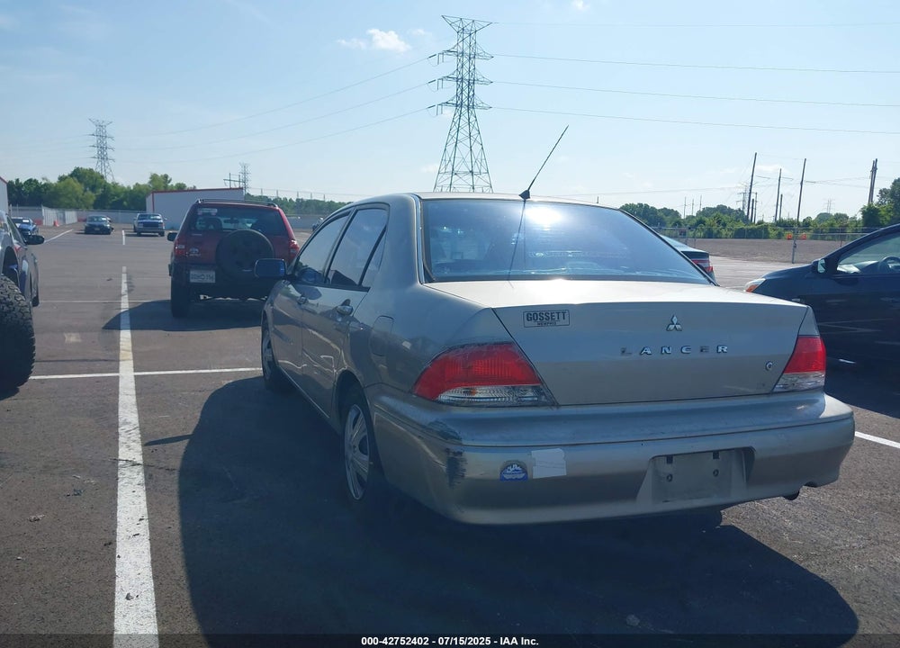 2002 MITSUBISHI LANCER ES VIN: JA3AJ26E72U073330