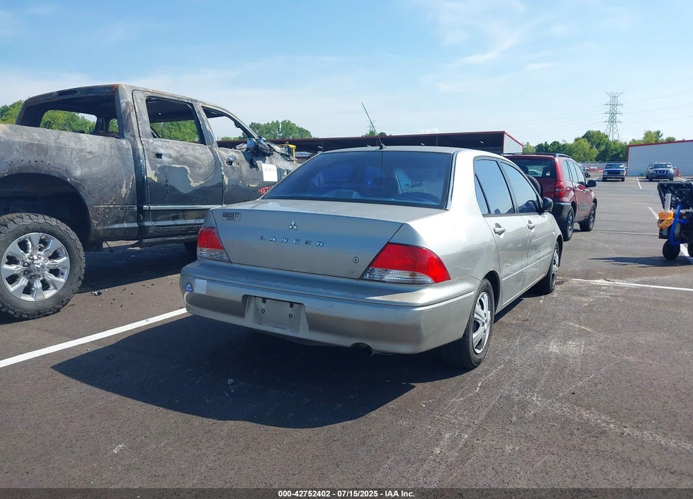 2002 MITSUBISHI LANCER ES VIN: JA3AJ26E72U073330