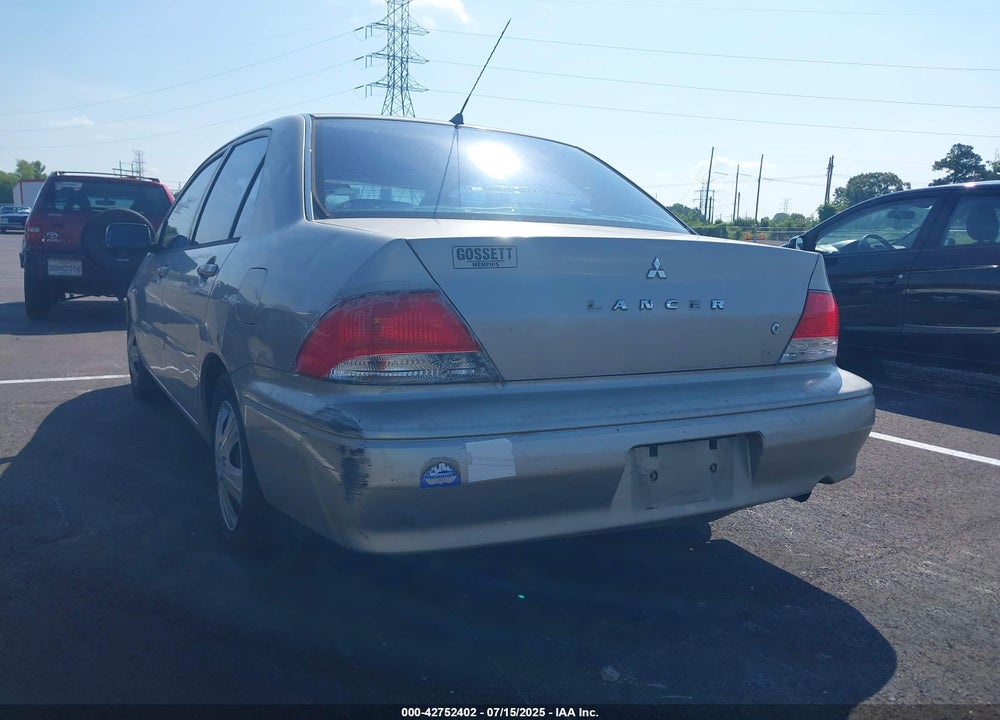 2002 MITSUBISHI LANCER ES VIN: JA3AJ26E72U073330