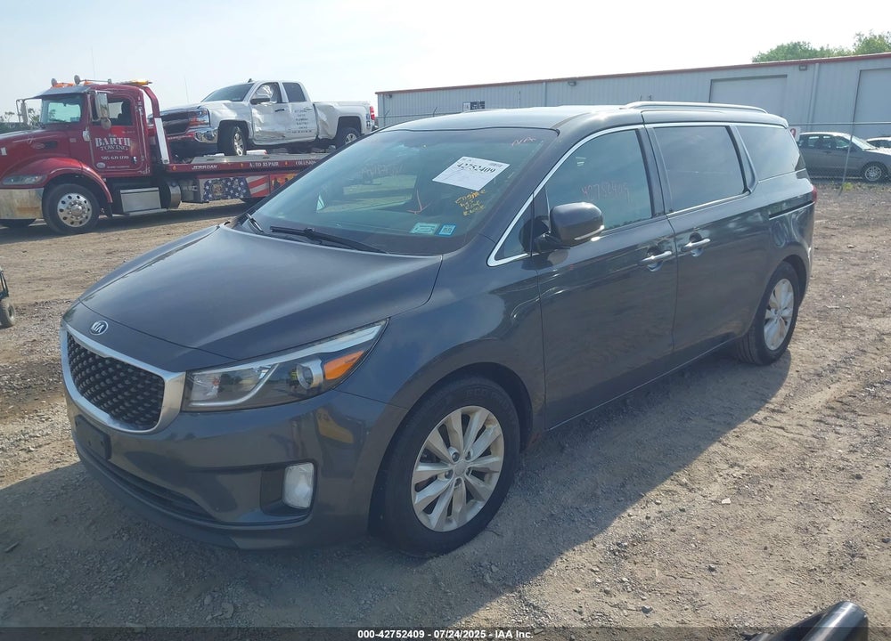 2016 KIA SEDONA EX VIN: KNDMC5C15G6140613