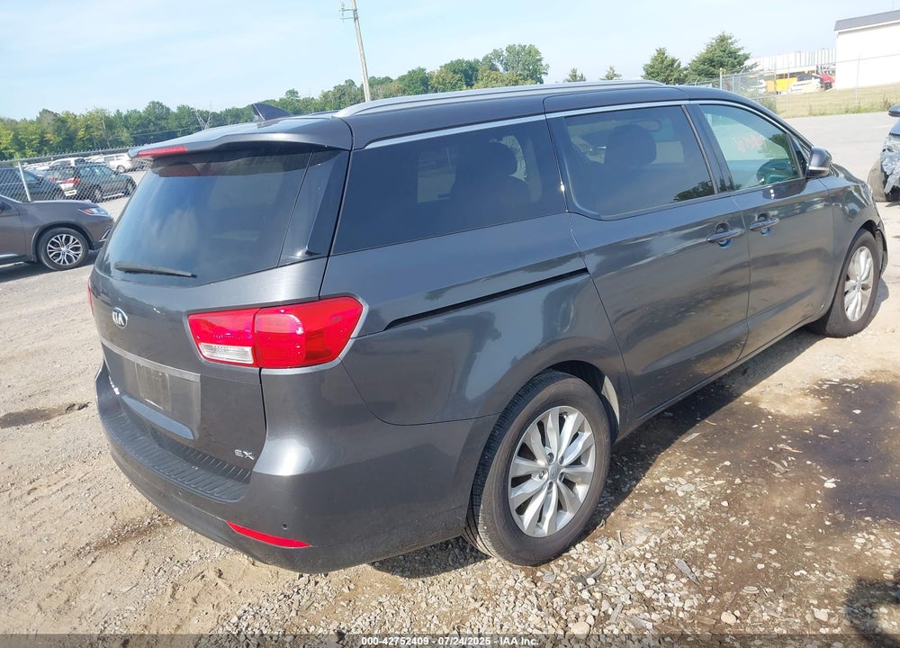 2016 KIA SEDONA EX VIN: KNDMC5C15G6140613