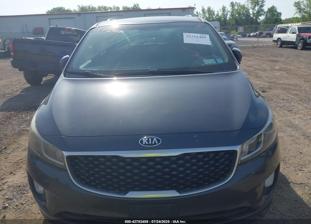 2016 KIA SEDONA EX VIN: KNDMC5C15G6140613