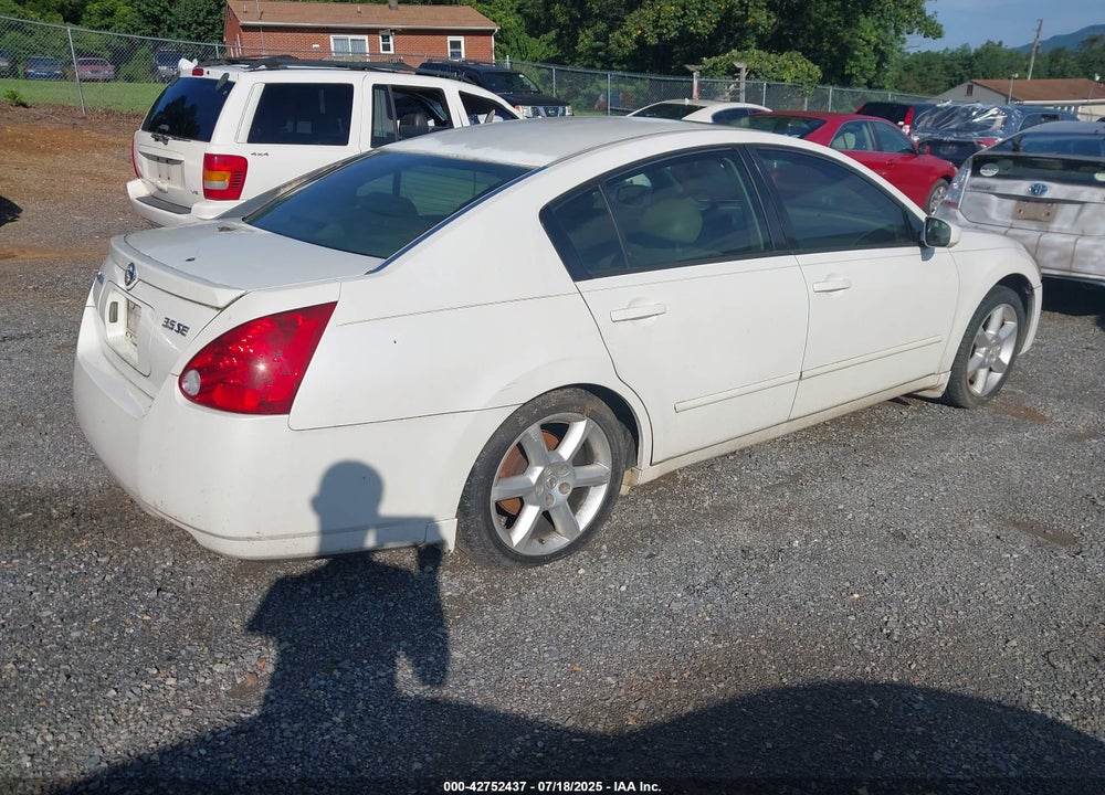 2005 NISSAN MAXIMA 3.5 SE VIN: 1N4BA41E95C857386
