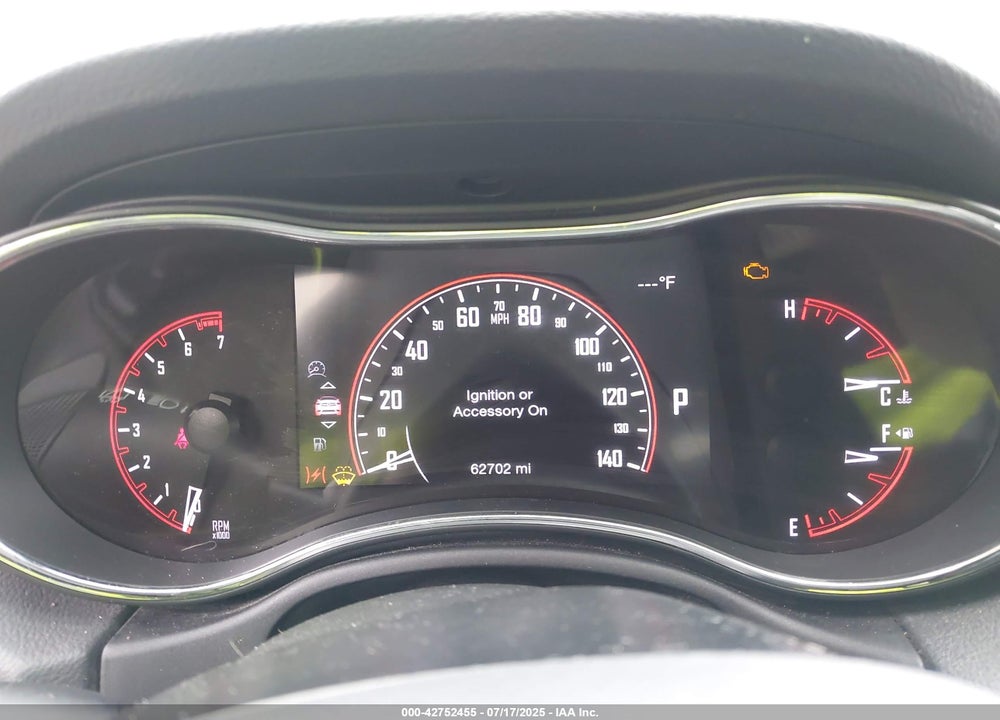 2017 DODGE DURANGO VIN: 1C4RDJAGXHC881135