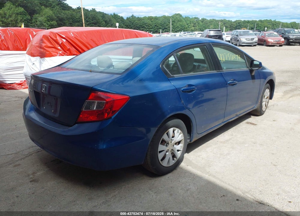 2012 HONDA CIVIC VIN: 2HGFB2F55CH532817