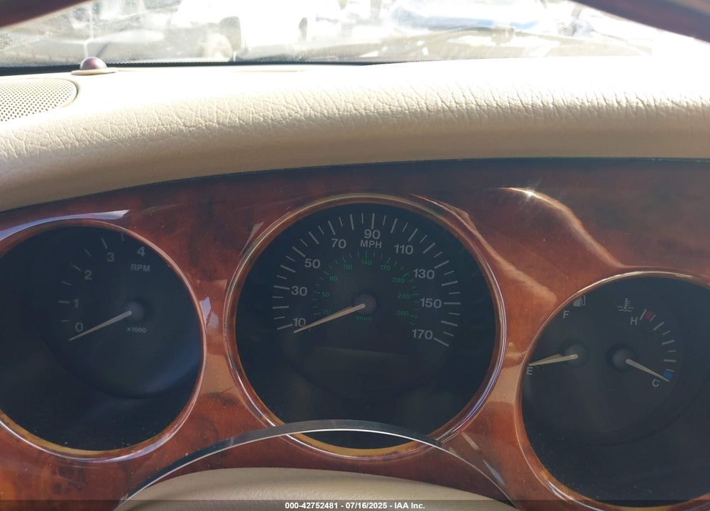 2000 JAGUAR XK8 VIN: SAJJA42C5YNA02796