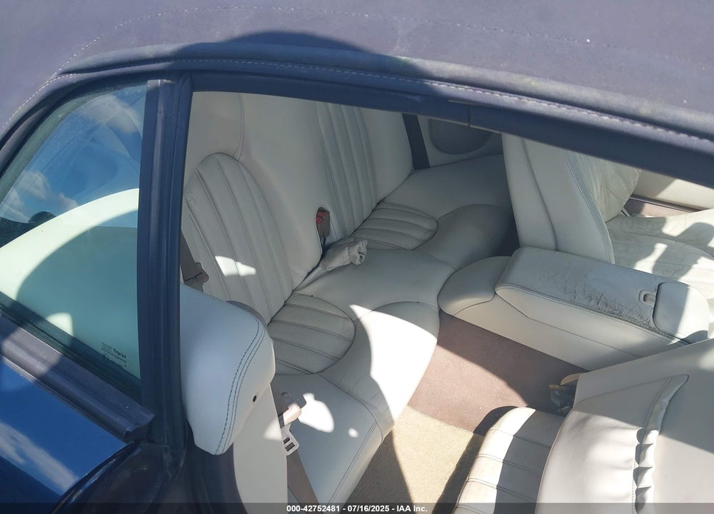 2000 JAGUAR XK8 VIN: SAJJA42C5YNA02796