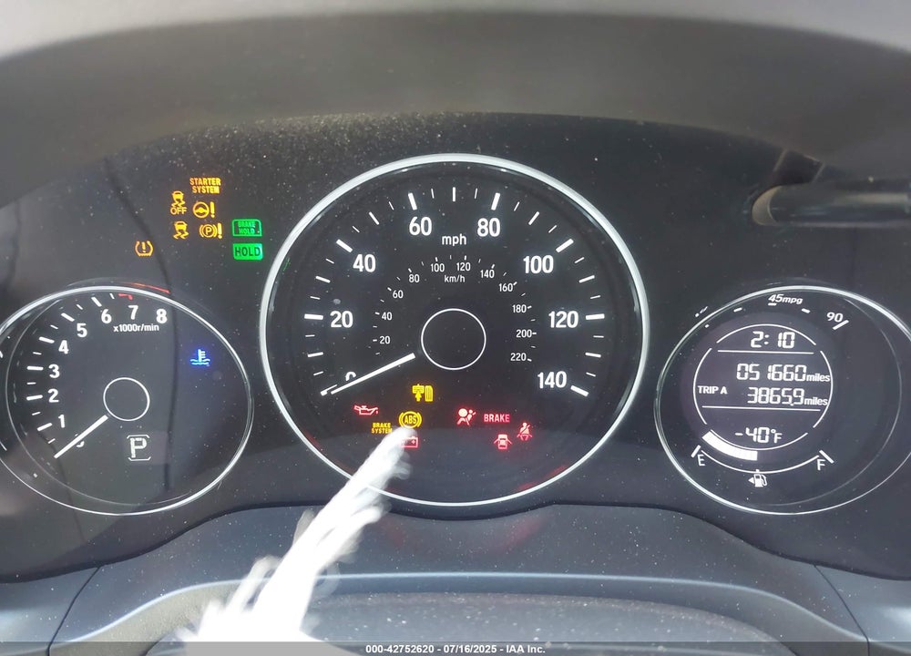 2017 HONDA HR-V VIN: 3CZRU5H5XHM701964