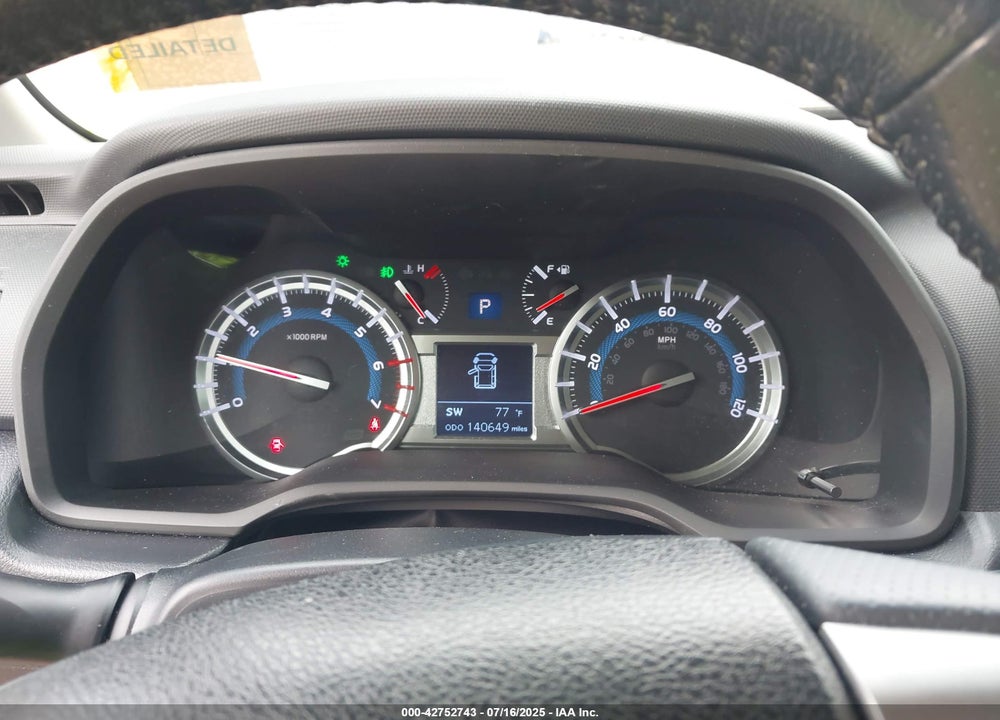2018 TOYOTA 4RUNNER VIN: JTEBU5JR5J5528964