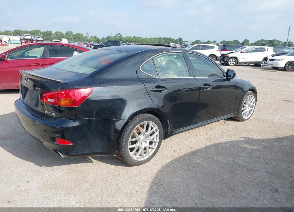 2006 LEXUS IS 250 VIN: JTHBK262165025734
