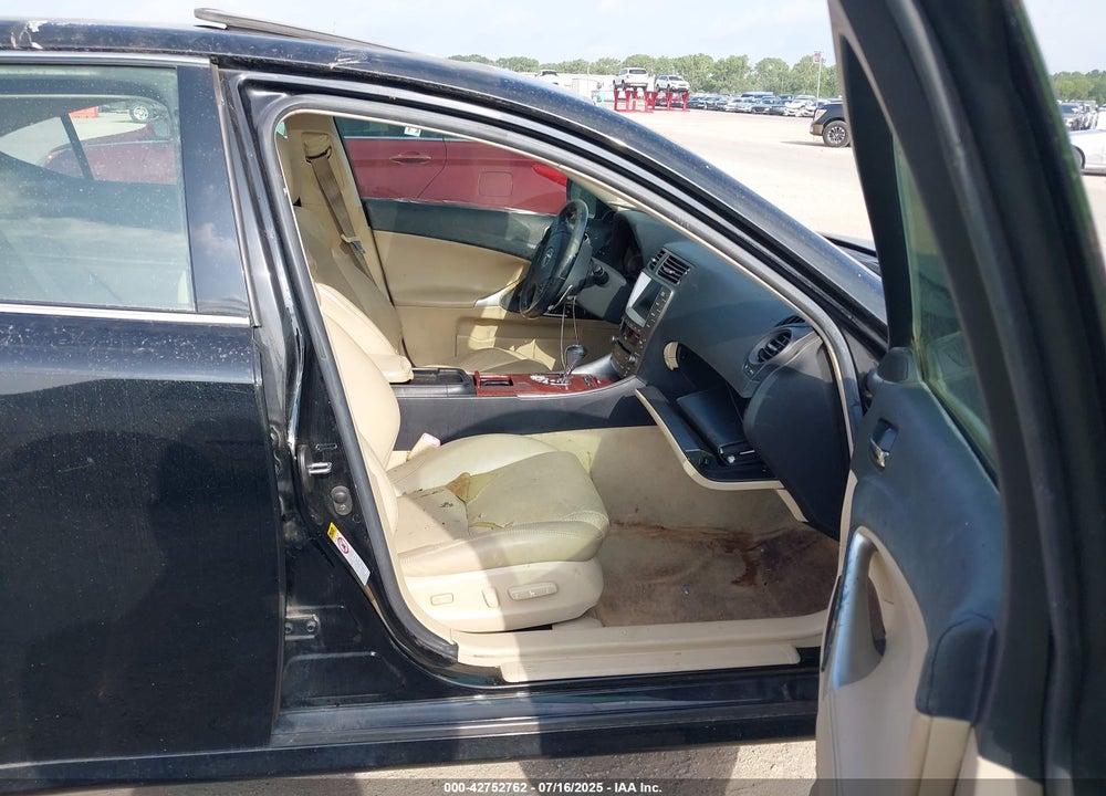2006 LEXUS IS 250 VIN: JTHBK262165025734