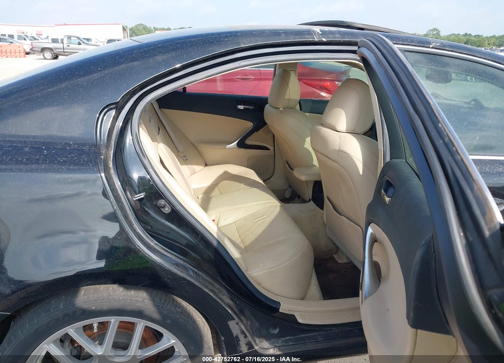 2006 LEXUS IS 250 VIN: JTHBK262165025734