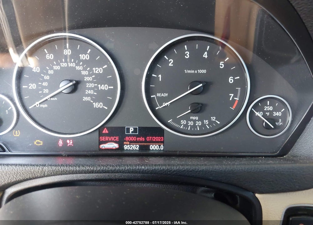 2013 BMW 3 SERIES VIN: WBA3B1C54DK129838