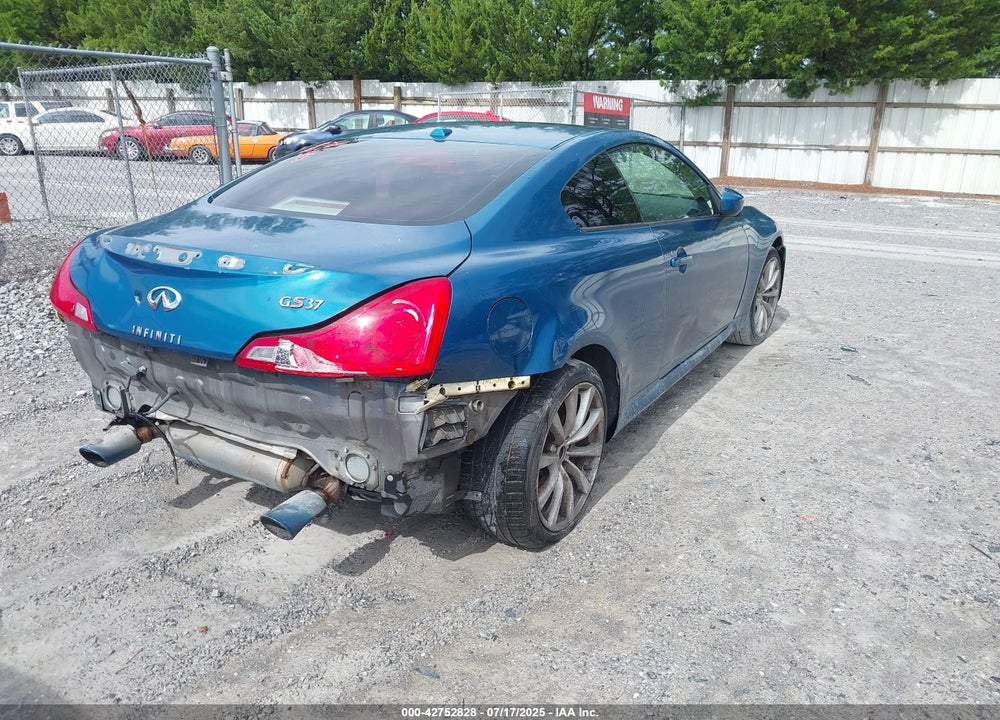 2008 INFINITI G37 VIN: JNKCV64E68M110979