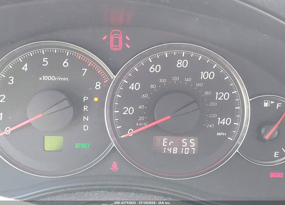 2008 SUBARU OUTBACK VIN: 4S4BP61C587345426