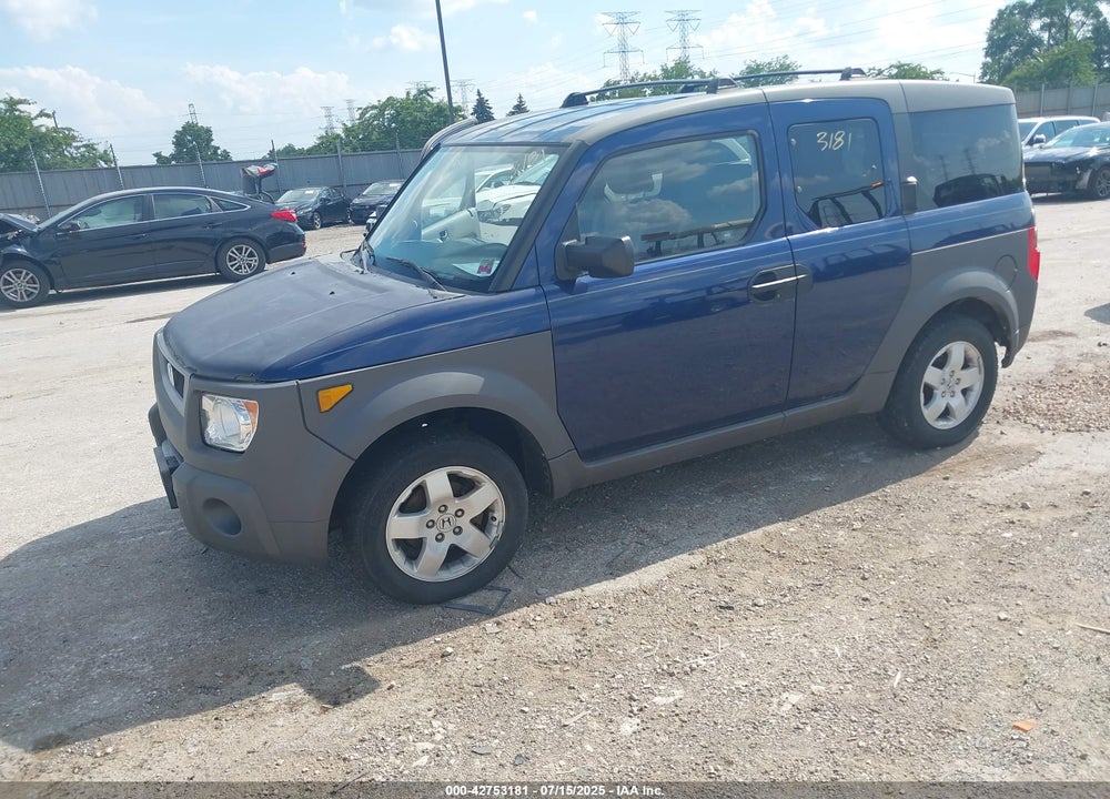 2003 HONDA ELEMENT EX VIN: 5J6YH28543L051795