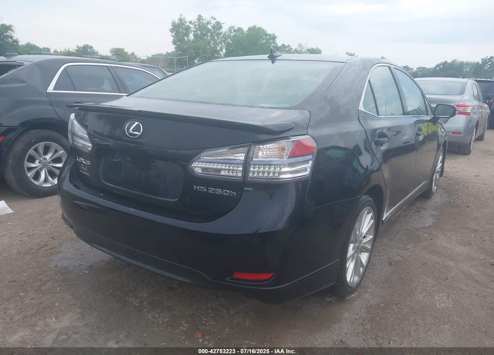 2010 LEXUS HS250H VIN: JTHBB1BA5A2014124