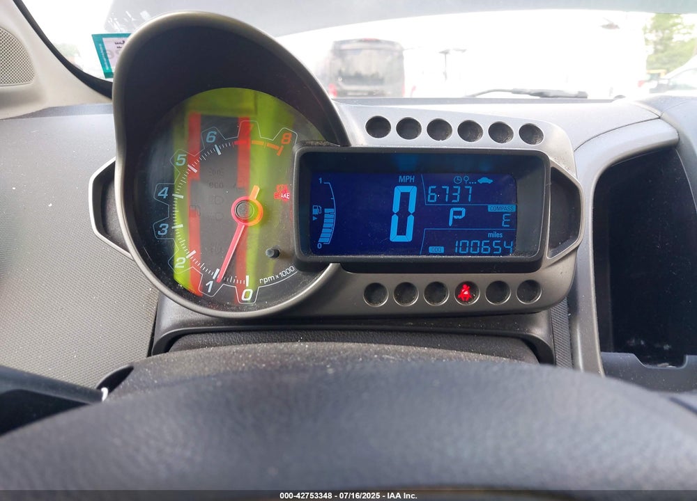 2013 CHEVROLET SONIC VIN: 1G1JC5SH3D4106428