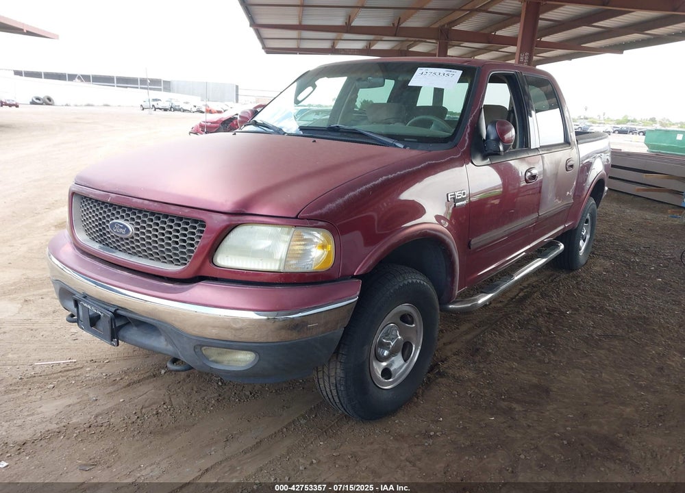2003 FORD F-150 LARIAT/XLT VIN: 1FTRW08L23KA58480