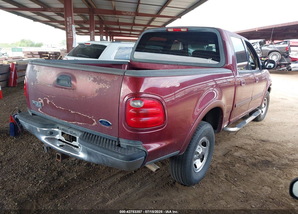 2003 FORD F-150 LARIAT/XLT VIN: 1FTRW08L23KA58480