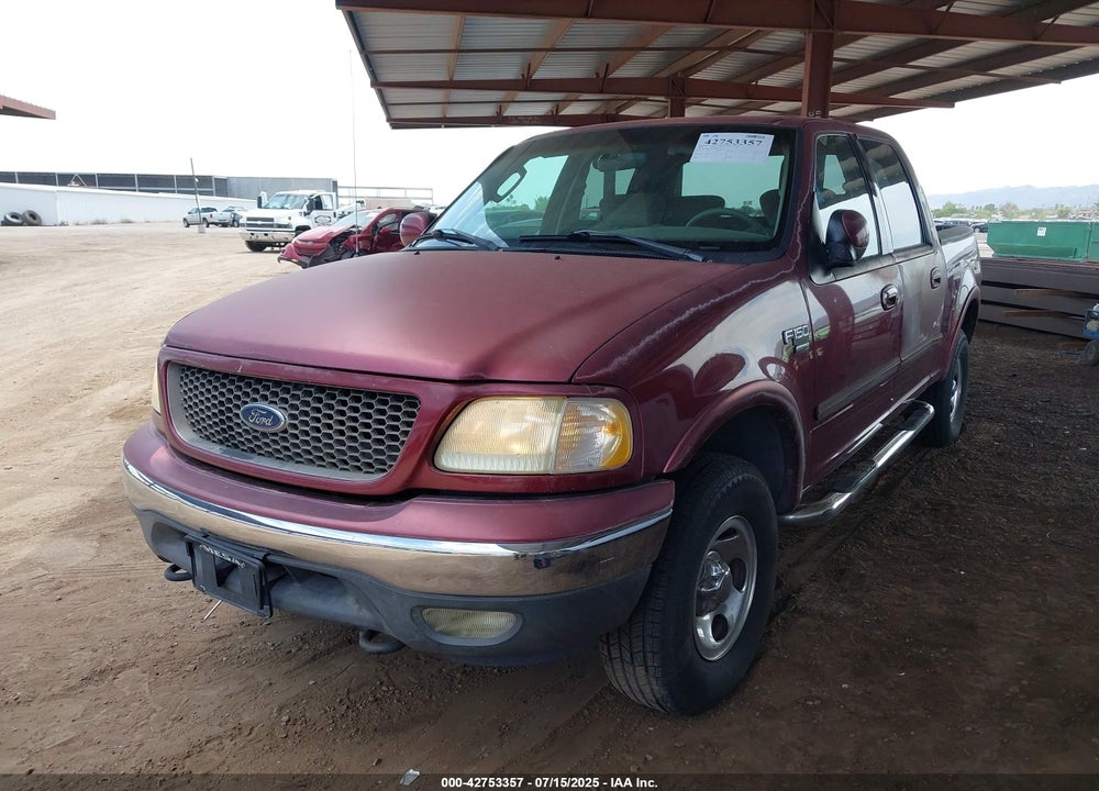 2003 FORD F-150 LARIAT/XLT VIN: 1FTRW08L23KA58480