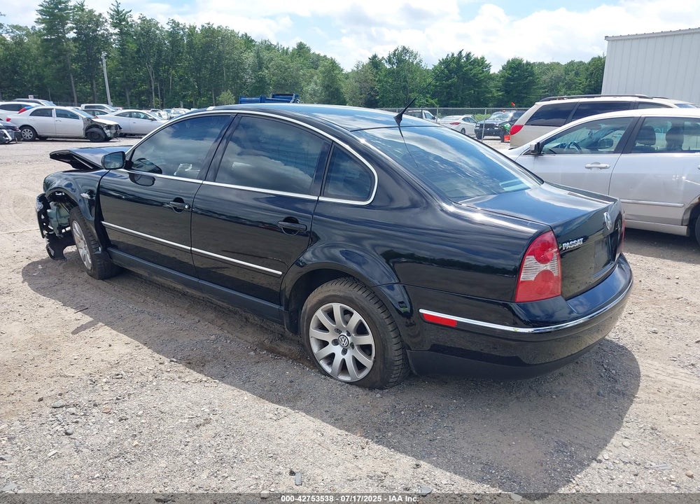2003 VOLKSWAGEN PASSAT GLS V6 VIN: WVWPH63B13P265450