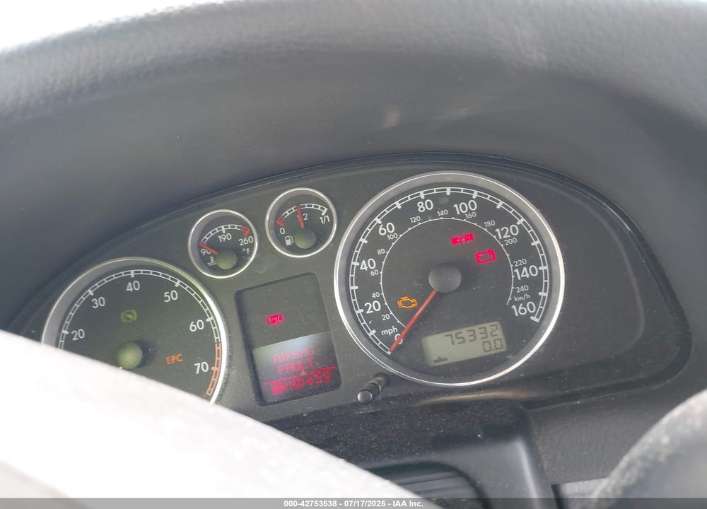 2003 VOLKSWAGEN PASSAT GLS V6 VIN: WVWPH63B13P265450