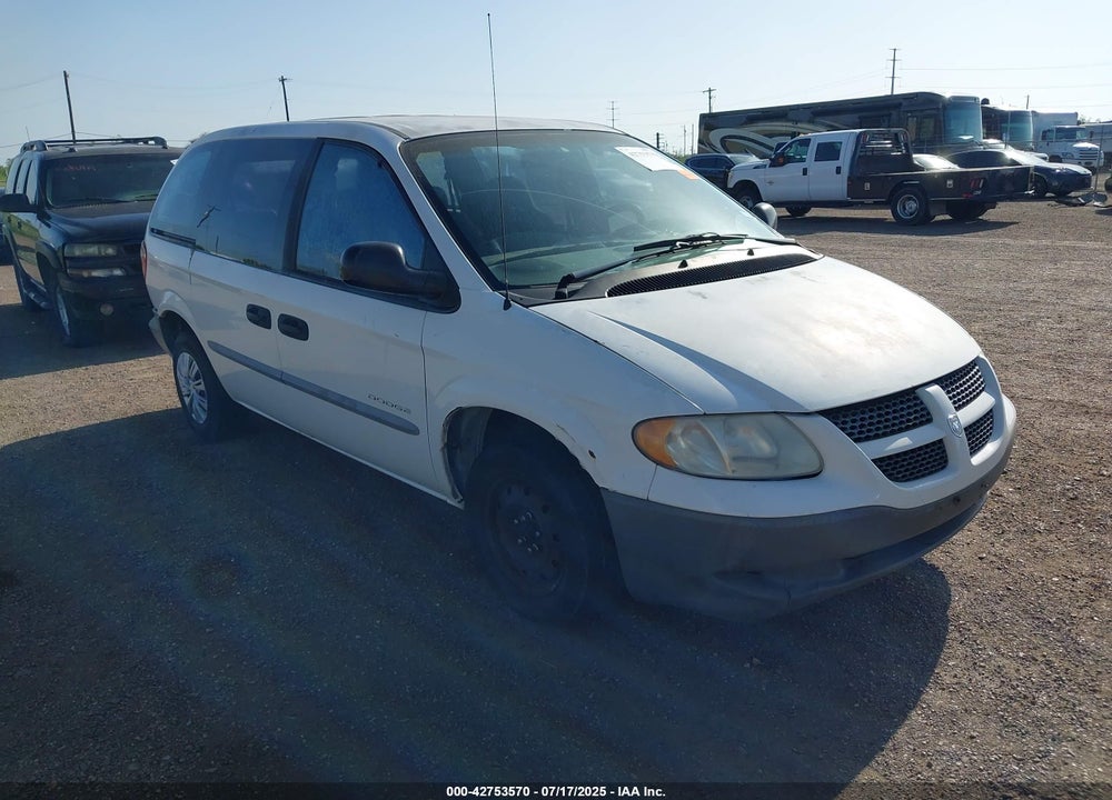 2001 DODGE CARAVAN VIN: 1B4GP25B01B179885
