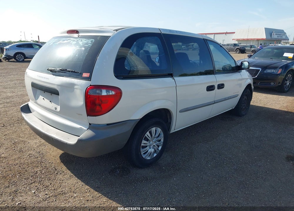 2001 DODGE CARAVAN VIN: 1B4GP25B01B179885