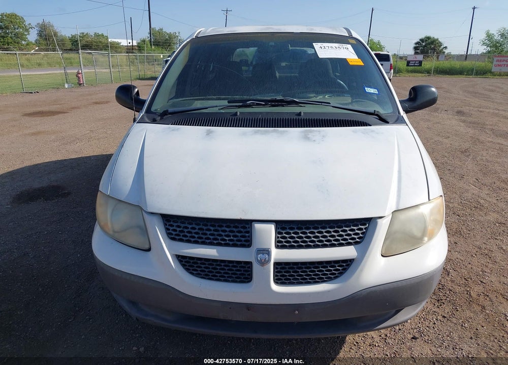 2001 DODGE CARAVAN VIN: 1B4GP25B01B179885