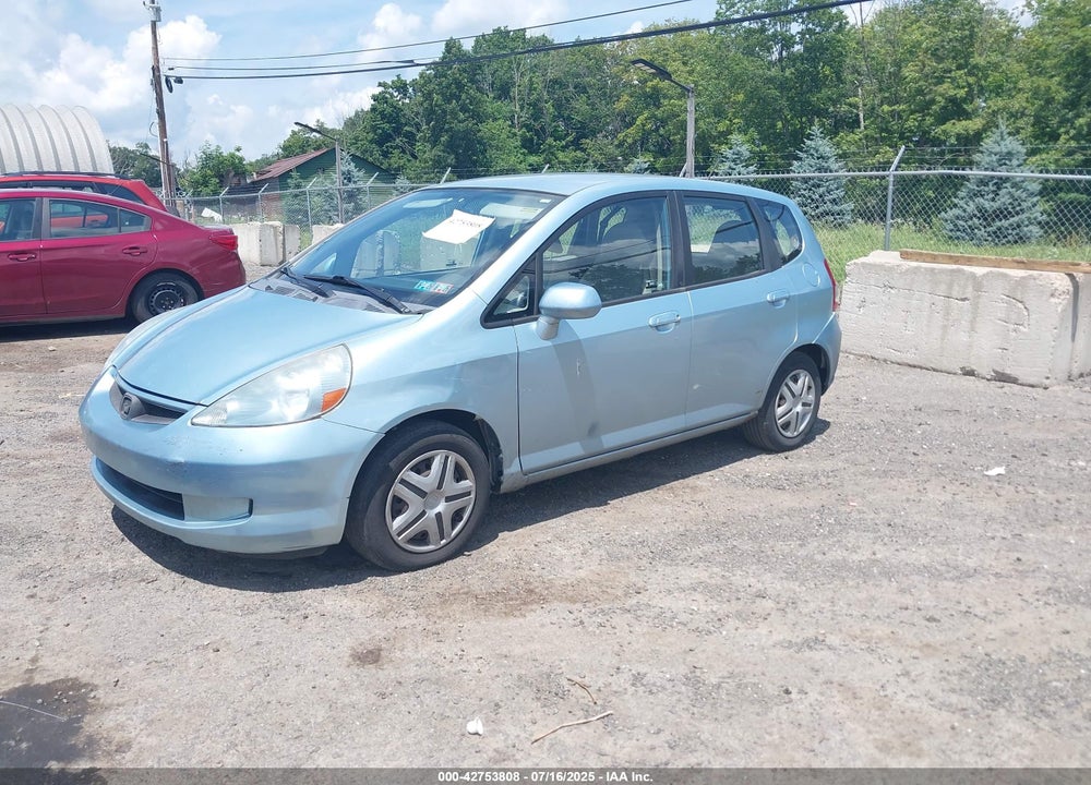 2007 HONDA FIT VIN: JHMGD37497S033878