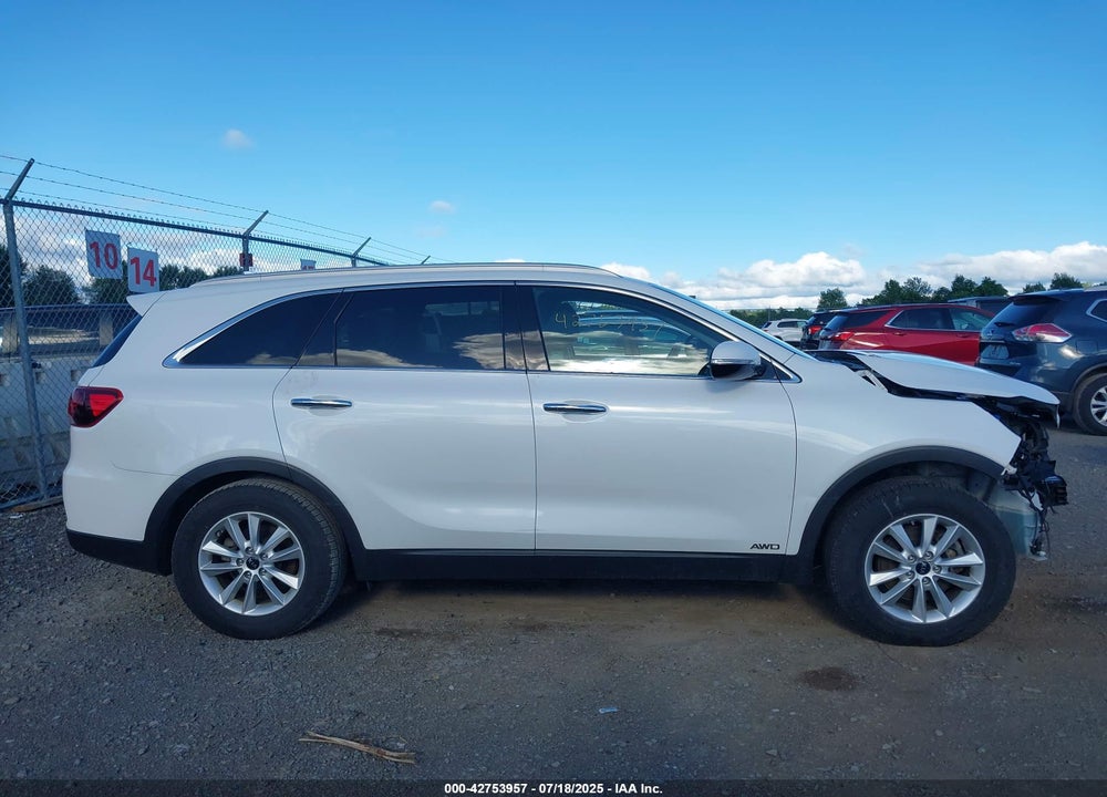 2019 KIA SORENTO 2.4L LX VIN: 5XYPGDA36KG449402